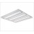Panou LED 2X9W  6500K argintiu 